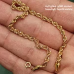 خرید دستبند طنابی طلا سبک و ارزان