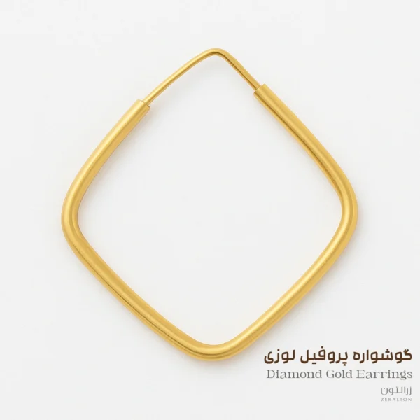خرید گوشواره هندسی طلا