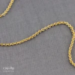 عکس و مشخصات زنجیر طلا کابلی زنانه